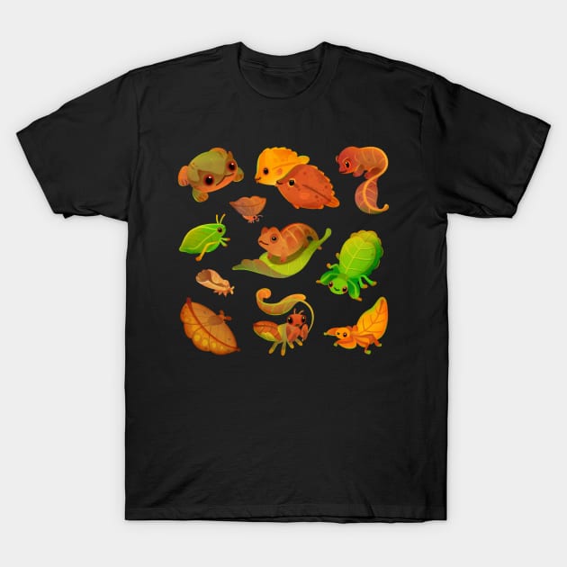 Leaf mimic T-Shirt by pikaole